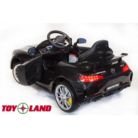 Электромобиль ToyLand Mercedes-Benz GTR черный - Фото 5
