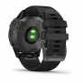 Часы Garmin FENIX 6 Sapphire серый с черным ремешком - Фото 7