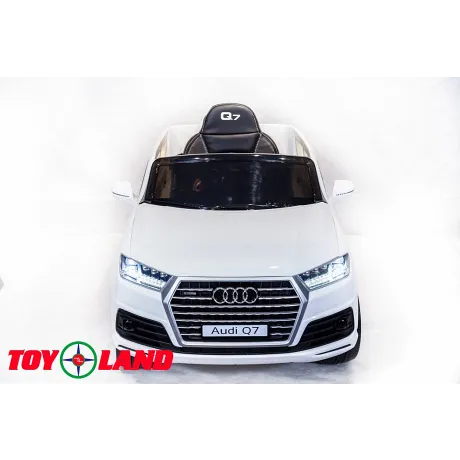 Электромобиль ToyLand Audi Q7 высокая дверь белый - Фото 3
