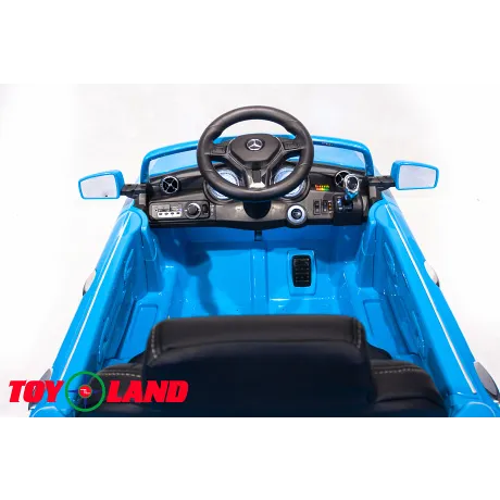 Детский электромобиль Toyland Mercedes-Benz GLA синий - Фото 8