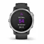 Часы Garmin FENIX 6S серебристый с черным ремешком - Фото 6
