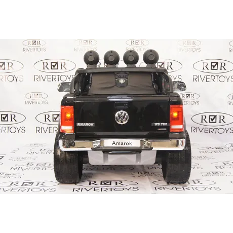 Электромобиль RiverToys VOLKSWAGEN-AMAROK-M999MM Black - Фото 13
