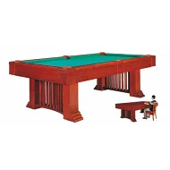 Бильярдный стол для пула Weekend «Romance» 8 ф (коричневый) со столешницей + сукно