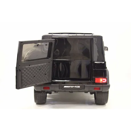 Электромобиль RiverToys Mercedes-Benz G65 AMG 4WD черный - Фото 12