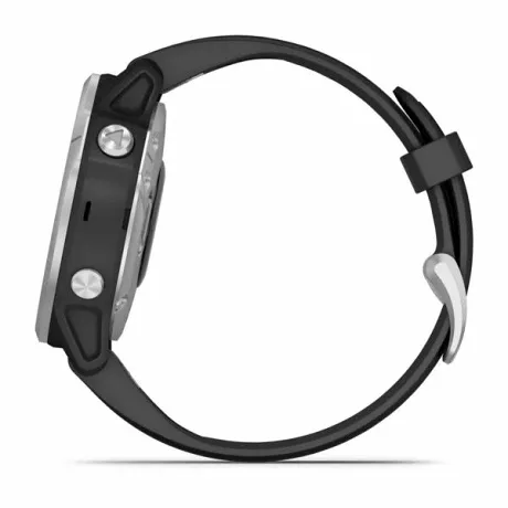 Часы Garmin FENIX 6S серебристый с черным ремешком - Фото 5