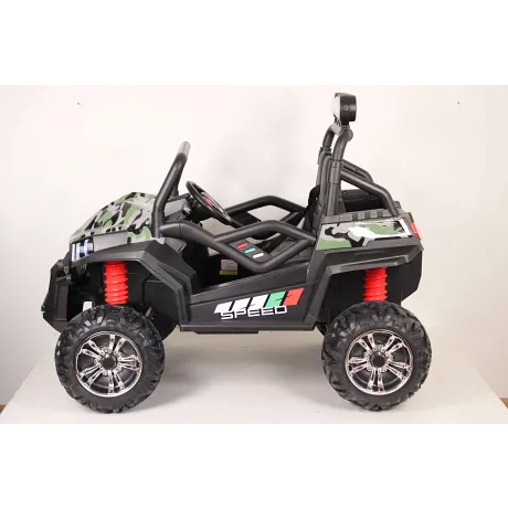 Электромобиль RiverToys T888TT 4WD камуфляж - Фото 8