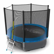 Уличный батут EVO JUMP External 10ft (Blue) с внешней сеткой и лестницей + нижняя сеть