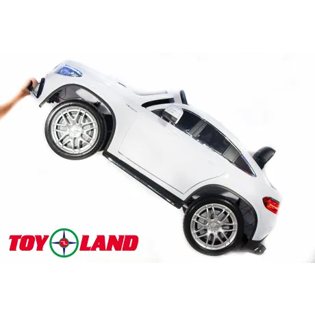 Детский электромобиль ToyLand Mercedes-Benz AMG GLE63S Coupe белый - Фото 9