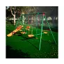Детский комплекс DFC MULTIPLAY качели: планер, лодка, верёвочные; горка - Фото 10