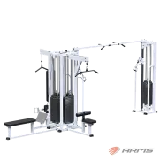 Грузоблочный тренажер Блочная станция стек 5 х 100 кг ARMS AR093х5х100