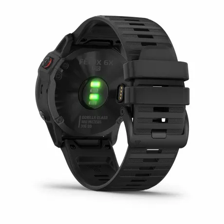 Часы Garmin FENIX 6X Pro черный с черным ремешком - Фото 8