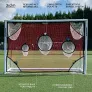 Футбольная сетка с мишенями QUICKPLAY TARGET NET 24x8 Full Size - Фото 5
