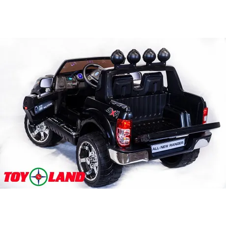 Электромобиль ToyLand Ford Ranger черный - Фото 5