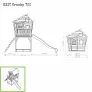 Игровой дом Exit Toys с изгибом с горкой 700 - Фото 3