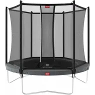 Уличный батут BERG Favorit Regular 200 Grey + защитная сетка Safety Net Comfort