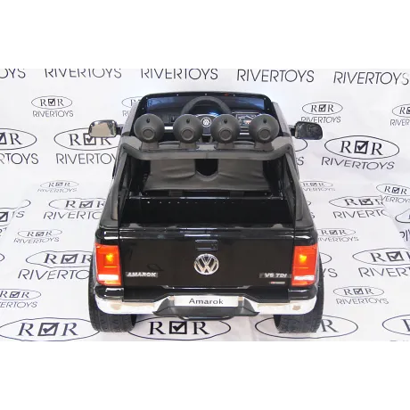 Электромобиль RiverToys VOLKSWAGEN-AMAROK-M999MM Black - Фото 14