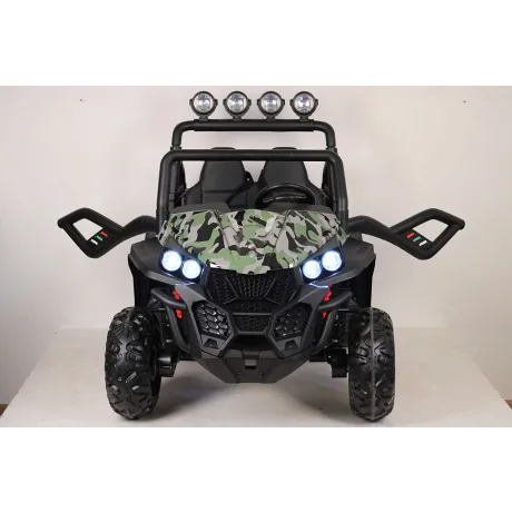 Электромобиль RiverToys T888TT 4WD камуфляж - Фото 10