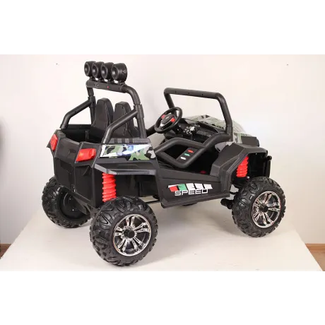Электромобиль RiverToys T888TT 4WD камуфляж - Фото 4
